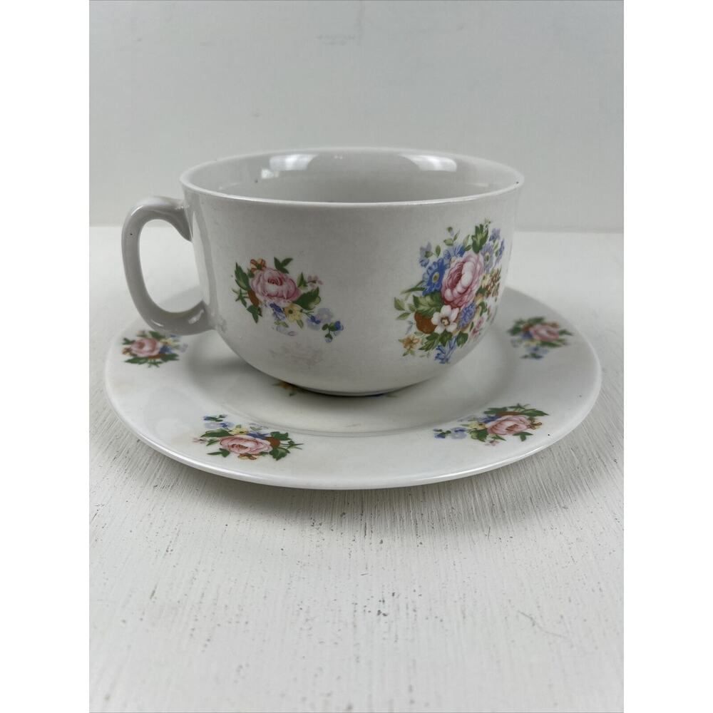 Tabletops Unlimited Victorian Coffee Tea Cup‎ And Saucer